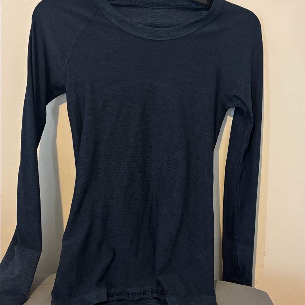 lululemon athletica Dark Blue Long Sleeve Top